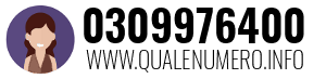 Numero di telefono 0309976400 0309976400