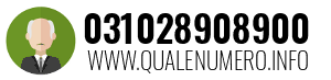 Numero di telefono 031028908900 031028908900