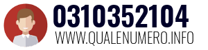 Numero di telefono 0310352104 0310352104