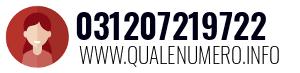 Numero di telefono 031207219722 031207219722