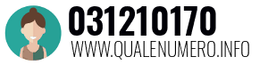 Numero di telefono 031210170 031210170