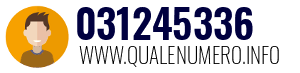 Numero di telefono 031245336 031245336