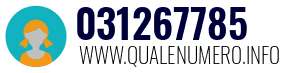 Numero di telefono 031267785 031267785