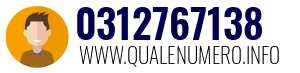 Numero di telefono 0312767138 0312767138