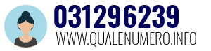 Numero di telefono 031296239 031296239