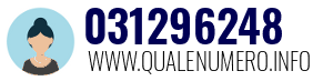 Numero di telefono 031296248 031296248