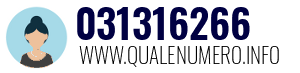 Numero di telefono 031316266 031316266