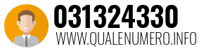Numero di telefono 031324330 031324330