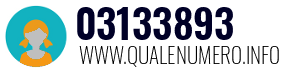 Numero di telefono 03133893 03133893