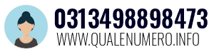 Numero di telefono 0313498898473 0313498898473