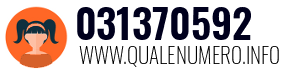 Numero di telefono 031370592 031370592