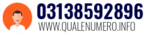 Numero di telefono 03138592896 03138592896