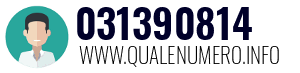 Numero di telefono 031390814 031390814