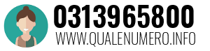 Numero di telefono 0313965800 0313965800