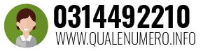 Numero di telefono 0314492210 0314492210