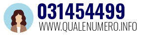 Numero di telefono 031454499 031454499