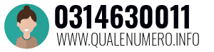 Numero di telefono 0314630011 0314630011
