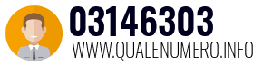 Numero di telefono 03146303 03146303