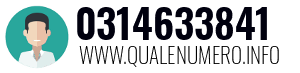 Numero di telefono 0314633841 0314633841