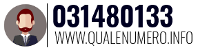 Numero di telefono 031480133 031480133