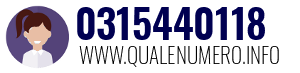 Numero di telefono 0315440118 0315440118