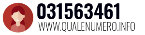 Numero di telefono 031563461 031563461