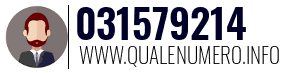 Numero di telefono 031579214 031579214