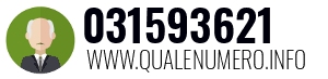 Numero di telefono 031593621 031593621