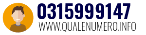 Numero di telefono 0315999147 0315999147