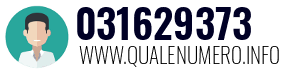 Numero di telefono 031629373 031629373