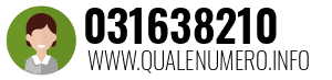 Numero di telefono 031638210 031638210