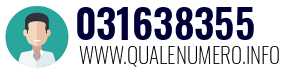 Numero di telefono 031638355 031638355