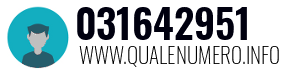 Numero di telefono 031642951 031642951
