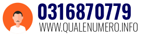 Numero di telefono 0316870779 0316870779