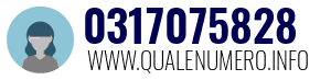 Numero di telefono 0317075828 0317075828