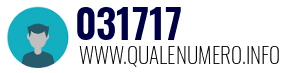 Numero di telefono 031717 031717