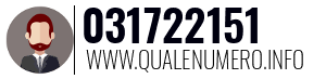 Numero di telefono 031722151 031722151
