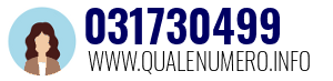 Numero di telefono 031730499 031730499