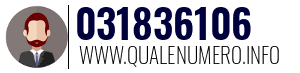 Numero di telefono 031836106 031836106