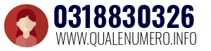 Numero di telefono 0318830326 0318830326