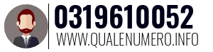 Numero di telefono 0319610052 0319610052