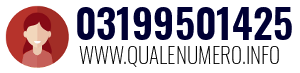Numero di telefono 03199501425 03199501425
