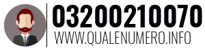 Numero di telefono 03200210070 03200210070