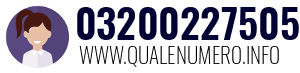 Numero di telefono 03200227505 03200227505