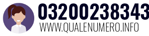 Numero di telefono 03200238343 03200238343