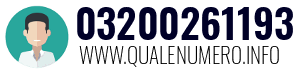 Numero di telefono 03200261193 03200261193