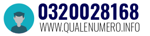 Numero di telefono 0320028168 0320028168