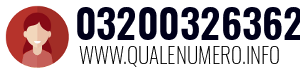Numero di telefono 03200326362 03200326362