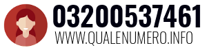 Numero di telefono 03200537461 03200537461