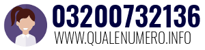 Numero di telefono 03200732136 03200732136